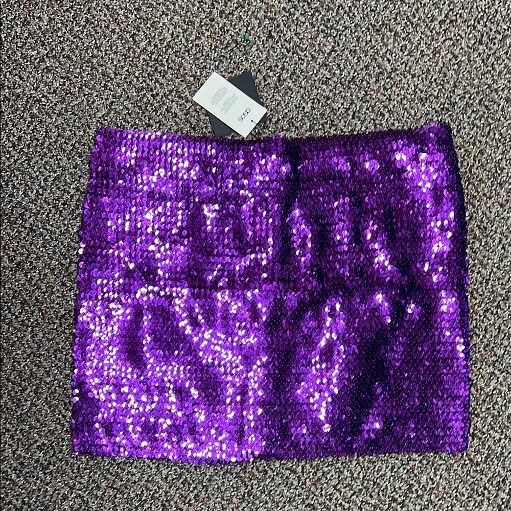 ASOS Sequin Bodycon Mini Skirt